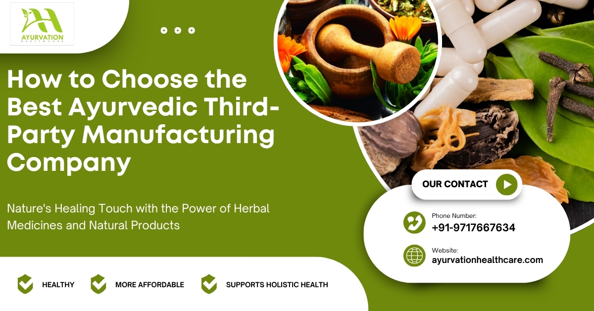 Read more about the article How to Choose the Best Ayurvedic Third-Party Manufacturing Company